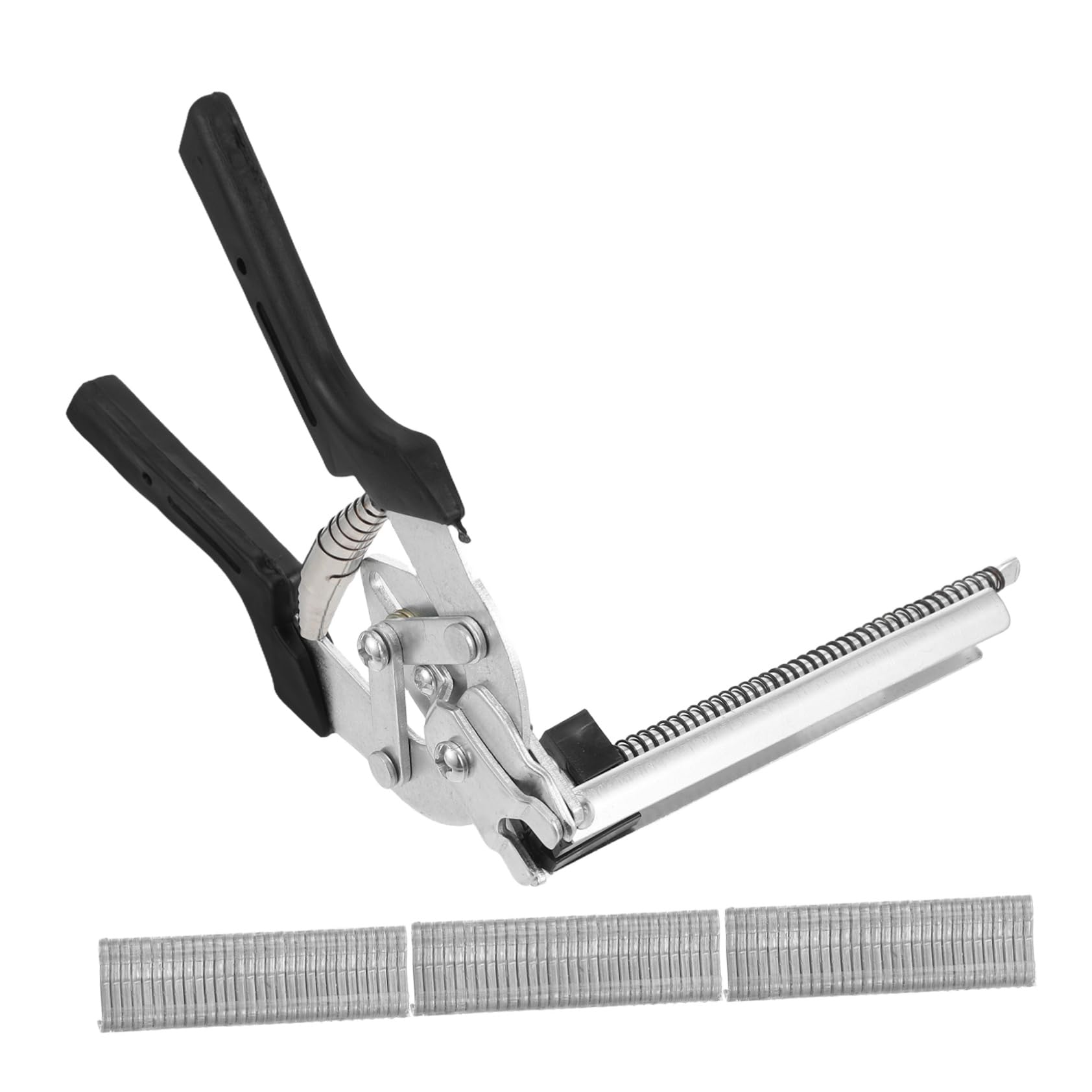 BESPORTBLE 1 Set M-Shaped Nail Ring Pliers Wire Nails Cage Pliers Tool for Chicken Coop Fence Repair Rabbit Cage