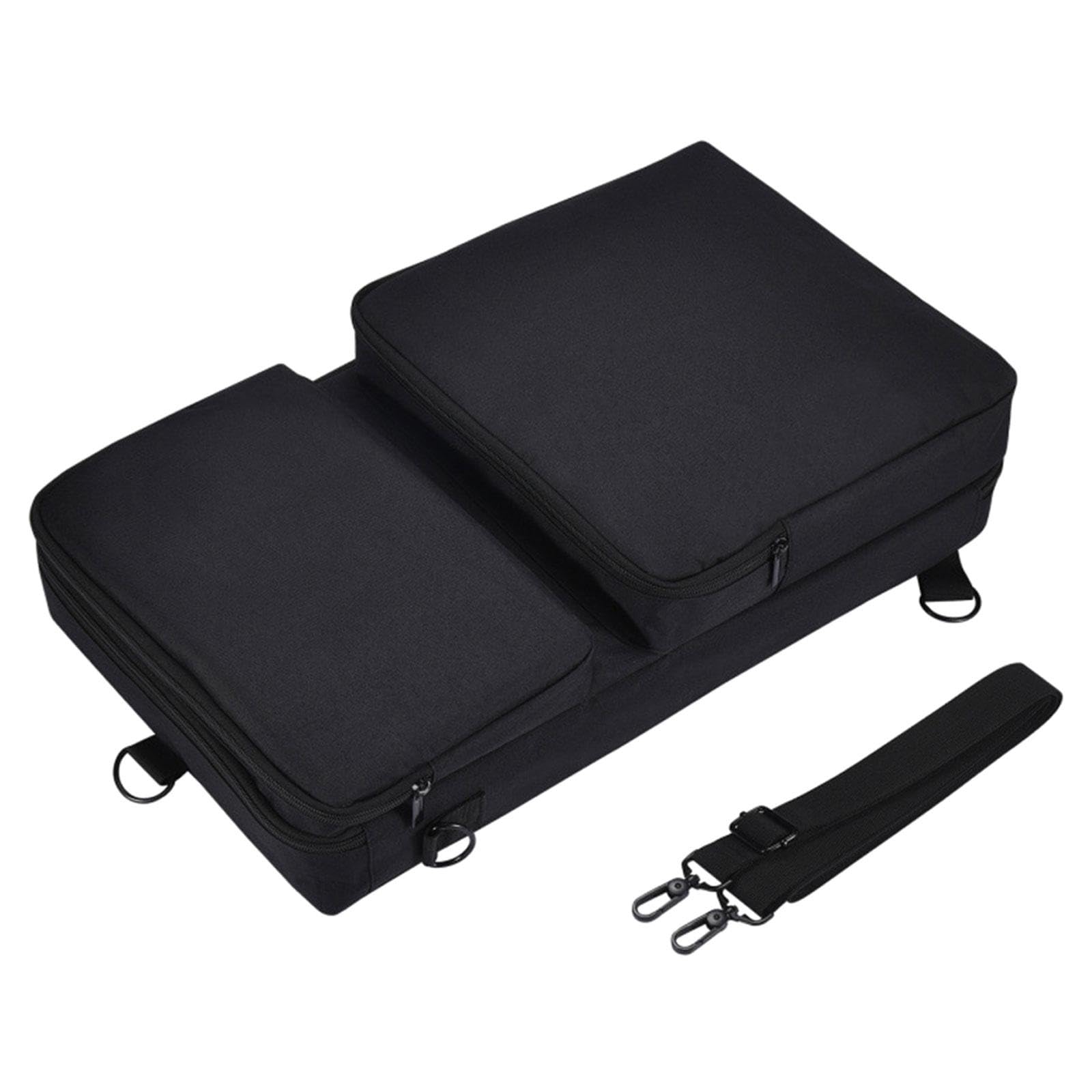 MYCENSE DJ Controller Storage Bag Suitcase Large Capacity Rustproof Wear Resistance Lightweight Travel Case Turntable Carrying Case