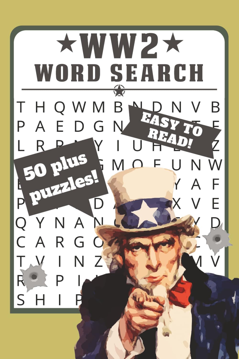 WW2 Word Search: 50+ Word Searches about World War 2, History, Military Equipment, Terms and More | 6 x 9 Inches, 108 Pages | Ideal Gift for Veterans, Puzzle Enthusiasts, and History Fans