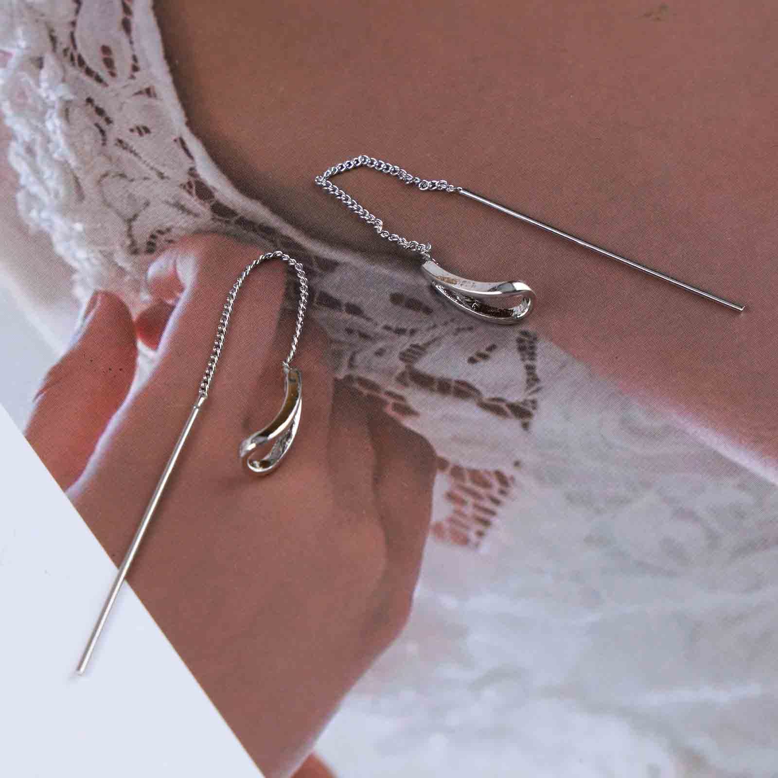 YFN Orecchini pendenti da donna in onice nera, in argento Sterling e filigrana dorata, con chiusura a monachella, gioielli per ragazze, Argento sterling, Nessuna pietra preziosa