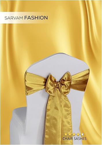 Miniatura 2 de Juego de 10 bandas decorativas de satén para silla, lazo diseñado para bodas, eventos, banquetes, decoración del hogar y cocina (10, rosa intenso)