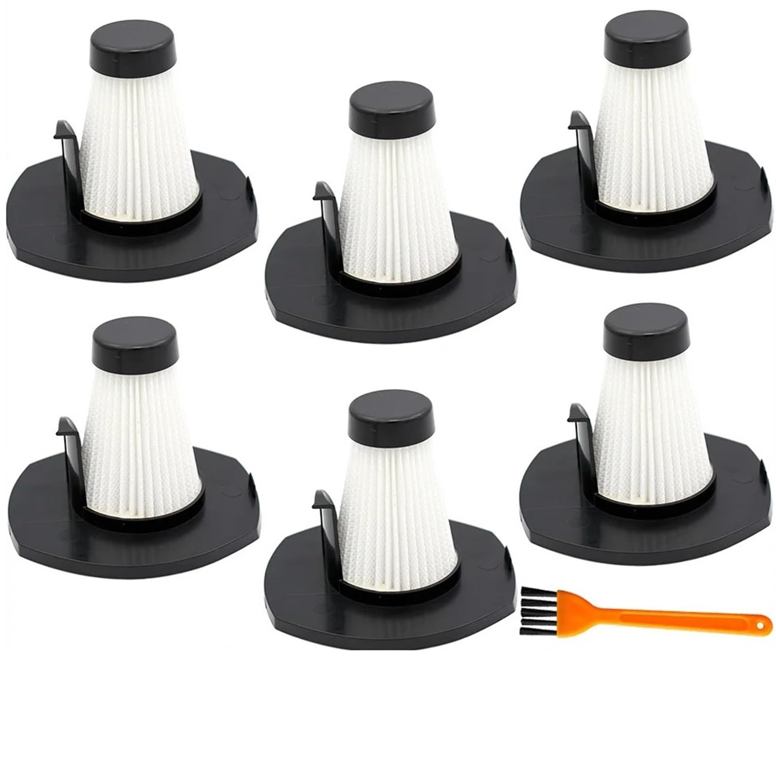 XEBRAD Odkurzacze nadające się do prania Zamienniki filtrów HEPA, do odkurzacza przewodowego MooSoo LT450, akcesoria do części filtrów Zmywalny filtr próżniowy(6pcs)