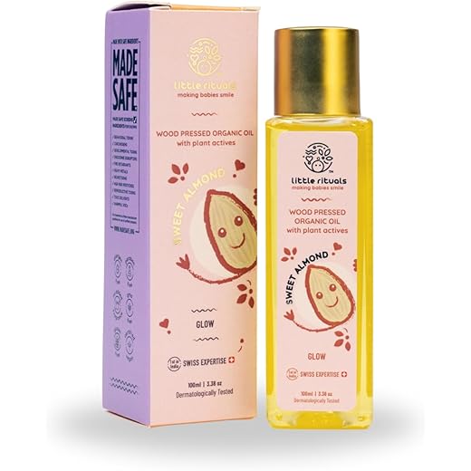 Little Rituals Sweet Almond Baby Massage Oil 100ml 100 ML
