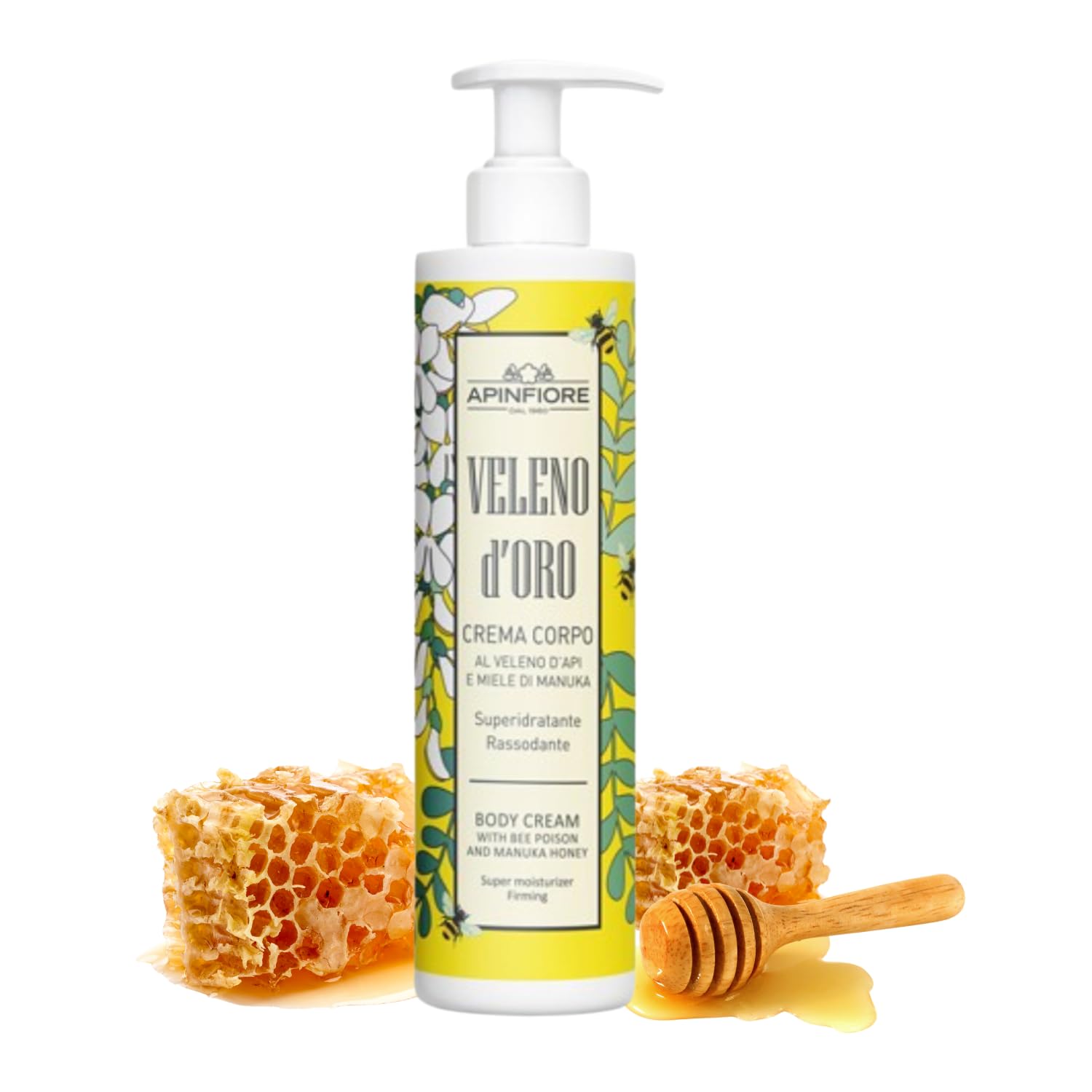 Soothing Body Cream – Repairs, Softens & Hydrates Skin with Bee Venom & Manuka Honey – 250ml