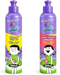 Kit Shampoo E Condicionador Infantil Liso Bio