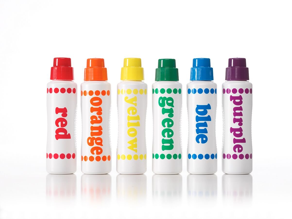 Do A Dot Art Markers 6 Pack Rainbow Washable Paint Markers The