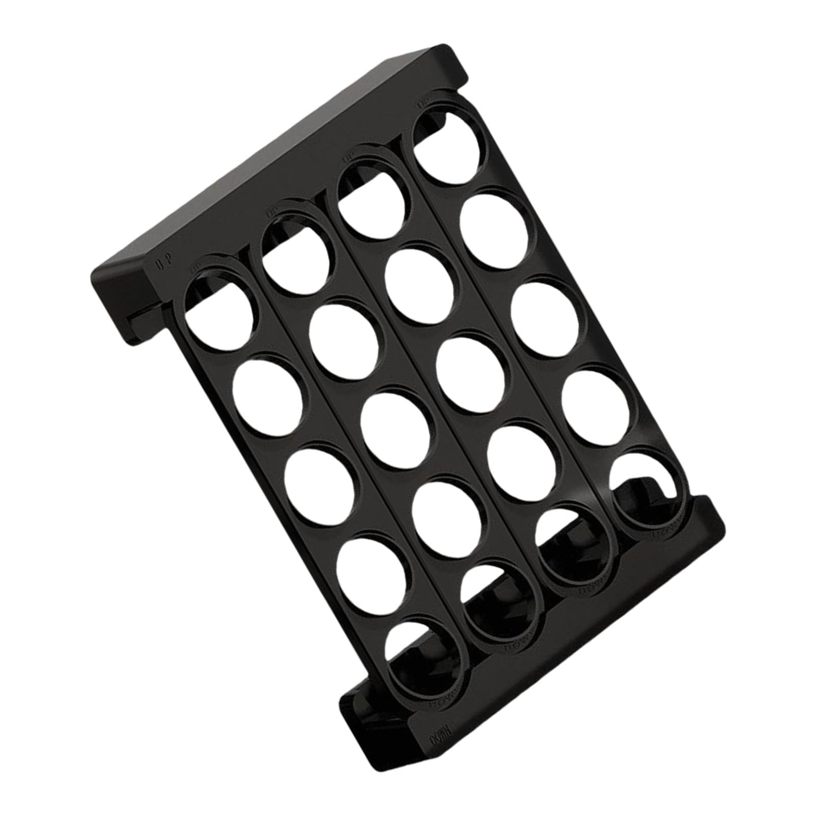 Shurhome 20 Capacity Coffee Pods Shelf Space Saving Wall Mounted ABS Display Rack Kitchen Counter Storage Solution Abs Coffee Pods Storage Rack