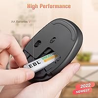 Vista 6 de Baterías recargables de EBL, en tamaños AA, AAA, Ni-MH, con cargador