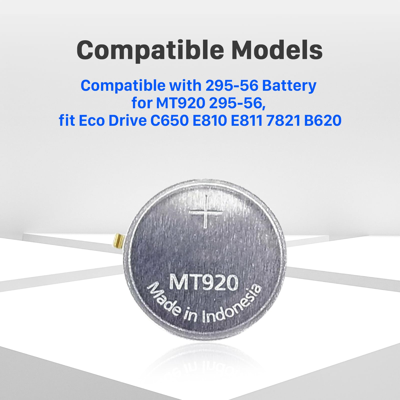Para Citizen condensador 295-5600 batería MT920 295-56, apto para Eco Drive C650 E811 E810 B620 7821