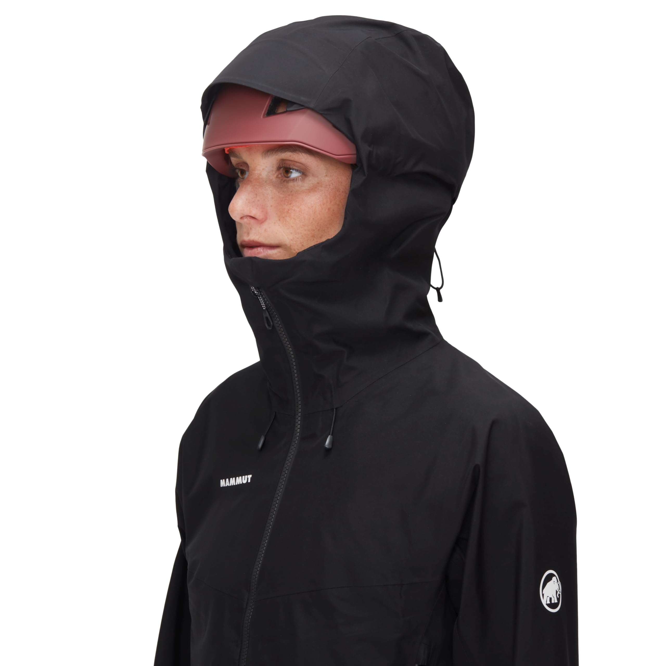 Mammut Crater IV HS Hooded Jacket Women | Giacca Impermeabile da Donna per Trekking e Attività Outdoor | Nero, L