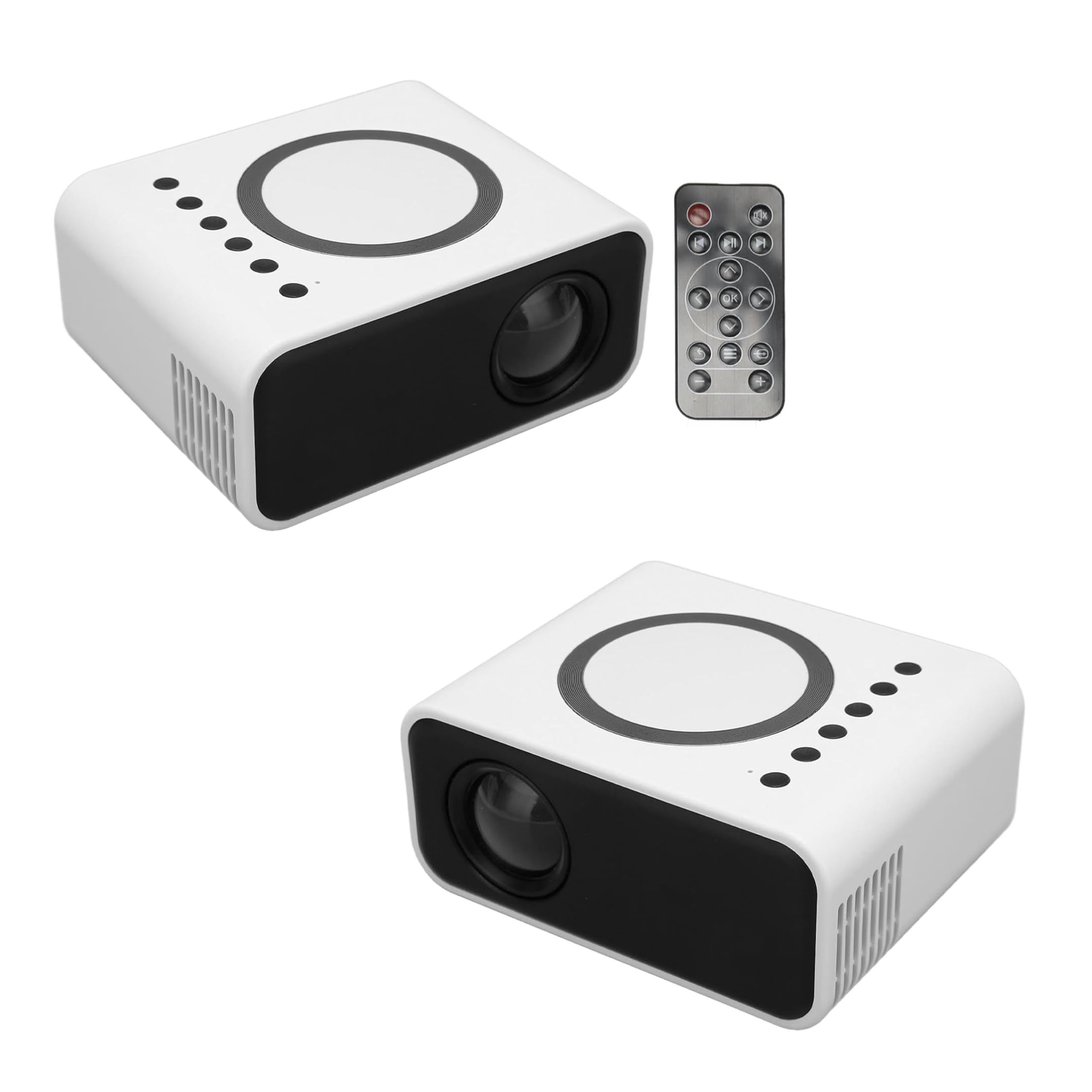 Drumstone (𝗕𝘂𝘆 𝟭 𝗚𝗲𝘁 𝟭) Mini Projector 1080P HD, Portable LED Home Theater – Eye-Friendly, Built-in Speaker, Wireless Screen Sharing, Mobile Power Compatible-𝟭𝟱 𝗬𝗲𝗮𝗿𝘀 𝗪𝗮𝗿𝗿𝗮𝗻𝘁𝘆-image-5