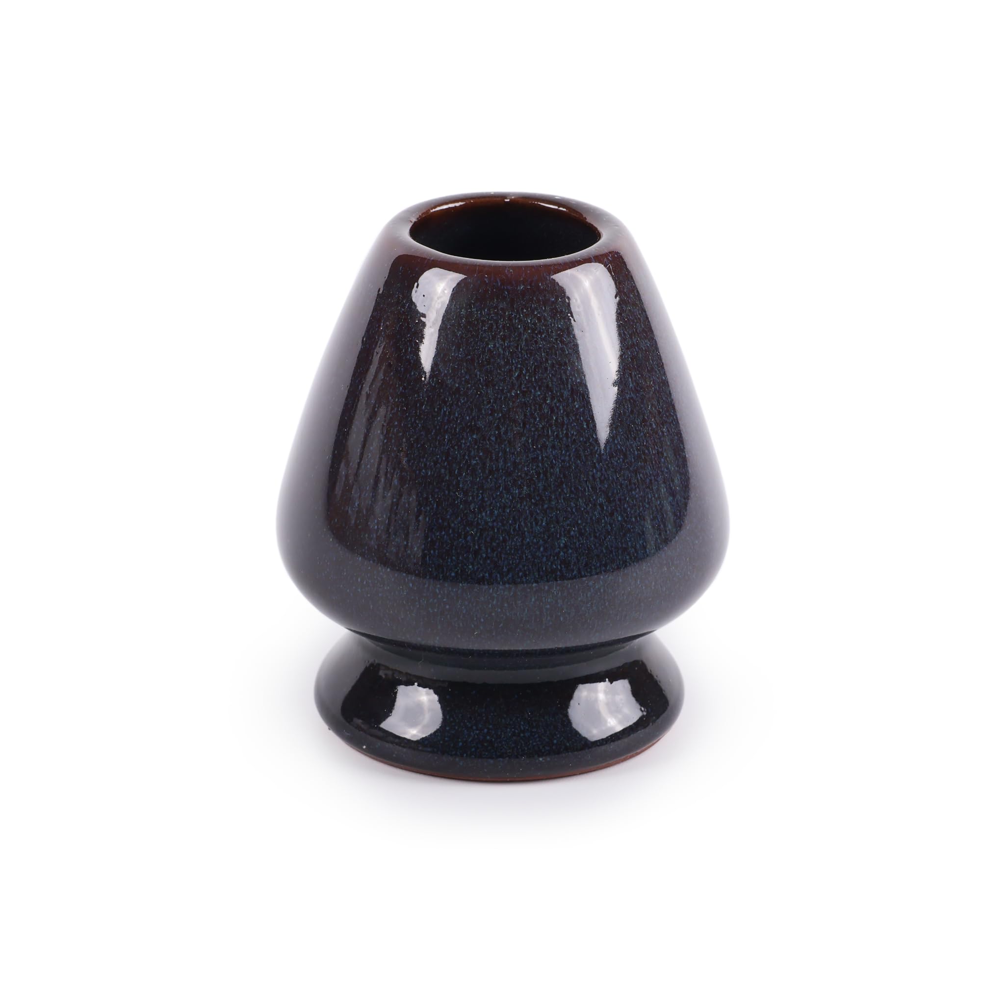 Support pour fouet matcha Temmoku BambooMN noir en céramique