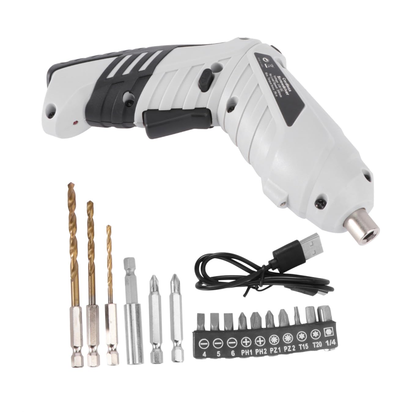 Lurrose 10pezzi Mini Set Di Trapani Elettrici Ricaricabile Punta Per Viti Mini Trapano Manuale Portatile Per Casa Ufficio Fai Da Te Trapano Duraturo