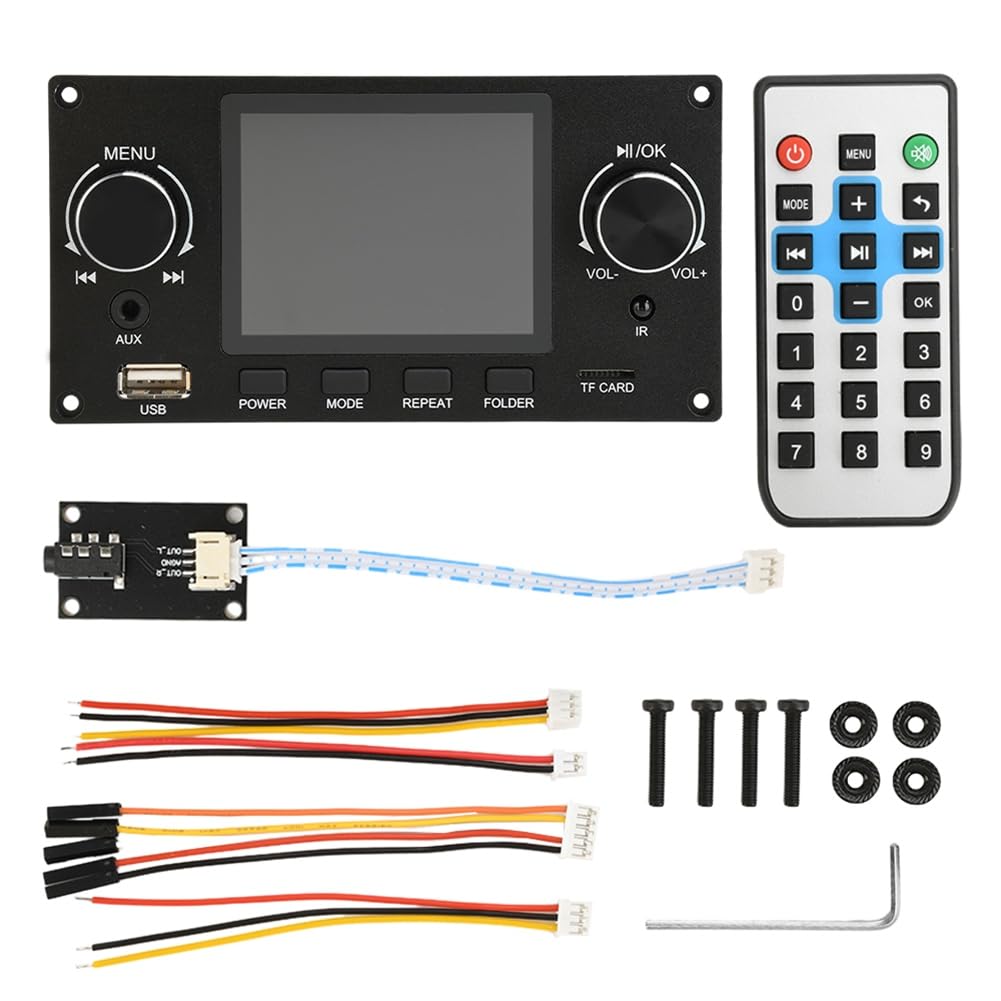 Módulo de Placa Decodificación Audio Sin Pérdida con Pantalla A Color TFT de 2,8 Pulgadas, Amplificador, Reproductor de Audio, Módulo de Radio FM para Automóvil de CC 4,5-5,0 V, B