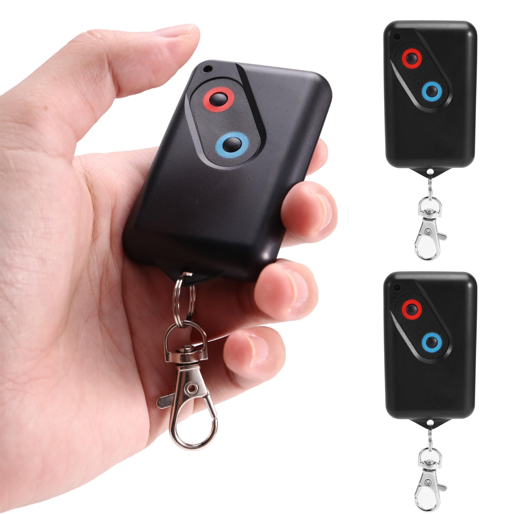 Télécommande de porte de garage bi-fréquence 315/390 MHz émetteur 2 boutons précis
