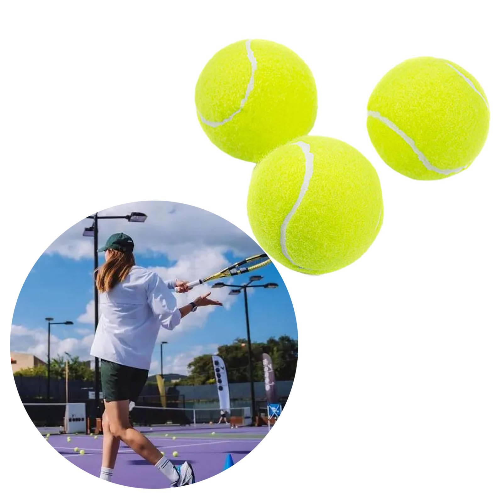 KAIXINXIN Training Exercise Tennis for Beginners Tennis Practice Tennis for Kids Adults Tennis Training