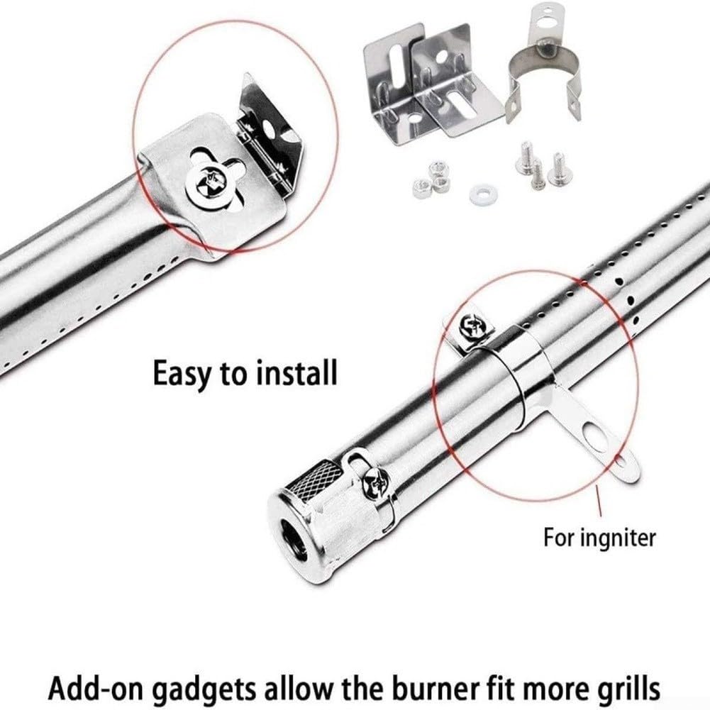 Bruciatore Gas Acciaio Regolabile 30-45cm Bruciatore Gas Acciaio(XH00119)