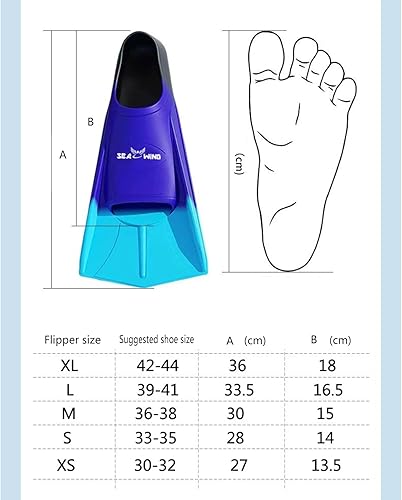 Miniatura 8 de Aletas ligeras de entrenamiento de natación de silicona, aletas de natación de tamaño de viaje, aletas cortas de esnórquel para piscina de regazo,