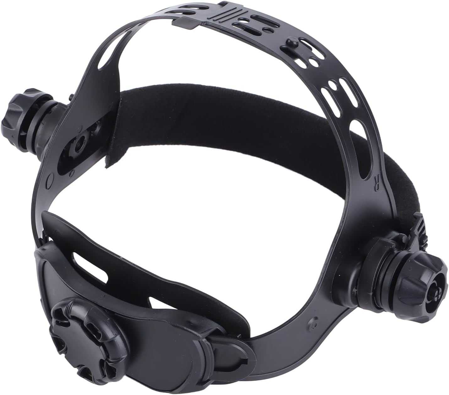 ABS Welding Helmet Replacement Headgear Adjustable Headband Kit with Sweat-Absorbing Padding (Black)