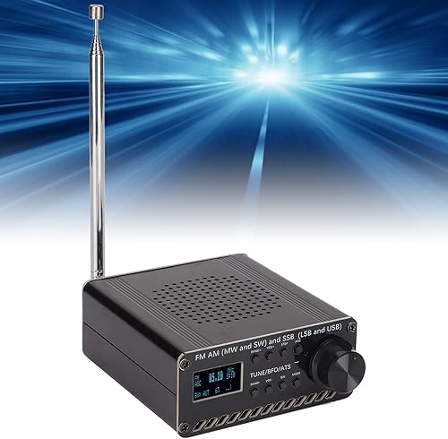 Miniatura 3 de Receptor de banda completa Receptor de radio portátil Receptor de rango completo FM MW SW SSB LSB USB Grabadora de mano Radios