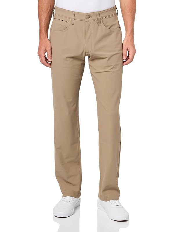 Dockers® Men's Go Airweave 5-Pocket Straight Fit, Timberwolf, 42W x 32L by DOCKERS - Used condition - US$80.00