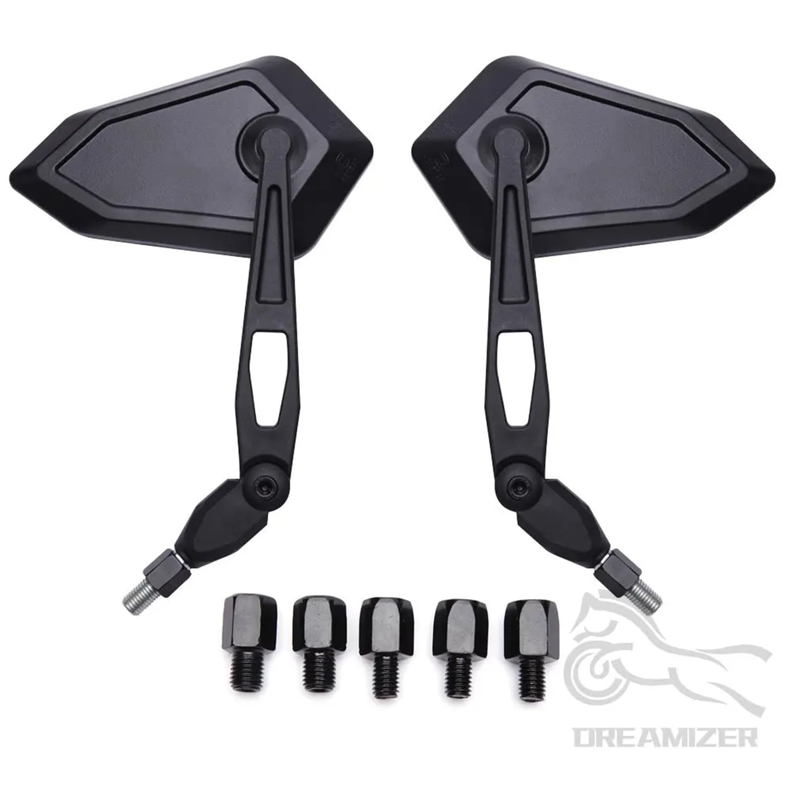 Specchietti Bici Accessori Per Moto Specchietto Retrovisore Per Moto Per Suzuki Per Coppia Di Spie Per Kawasaki Per Maverick Booster M10 Enduro
