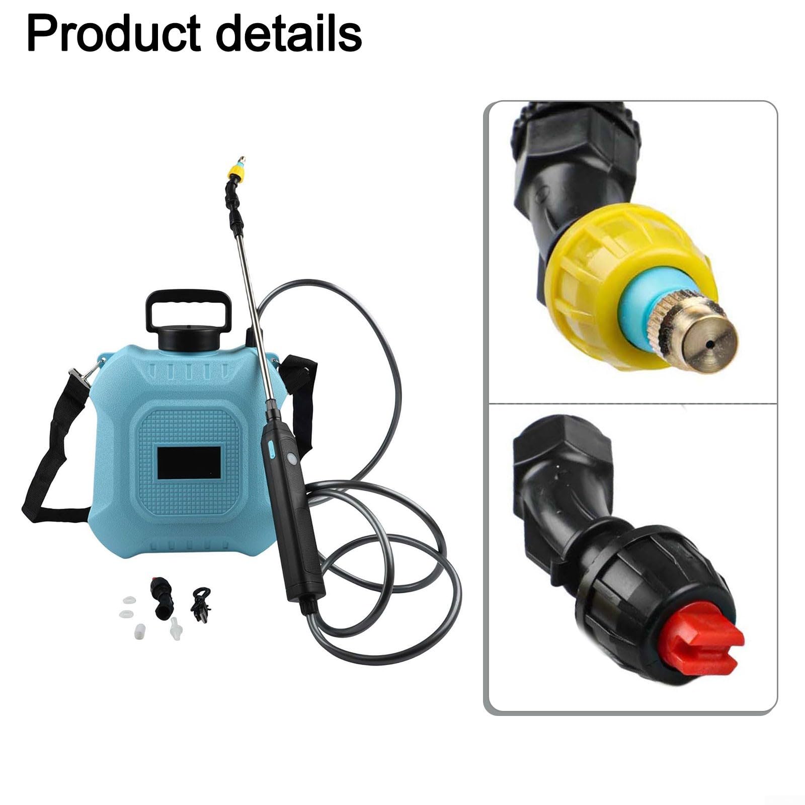 Irroratore Elettrico 5L Ricaricabile USB con Irroratore Elettrico(5L) | Ricarica USB, lunga durata, serbatoio 5L, ideale per fiori e orti, leggero