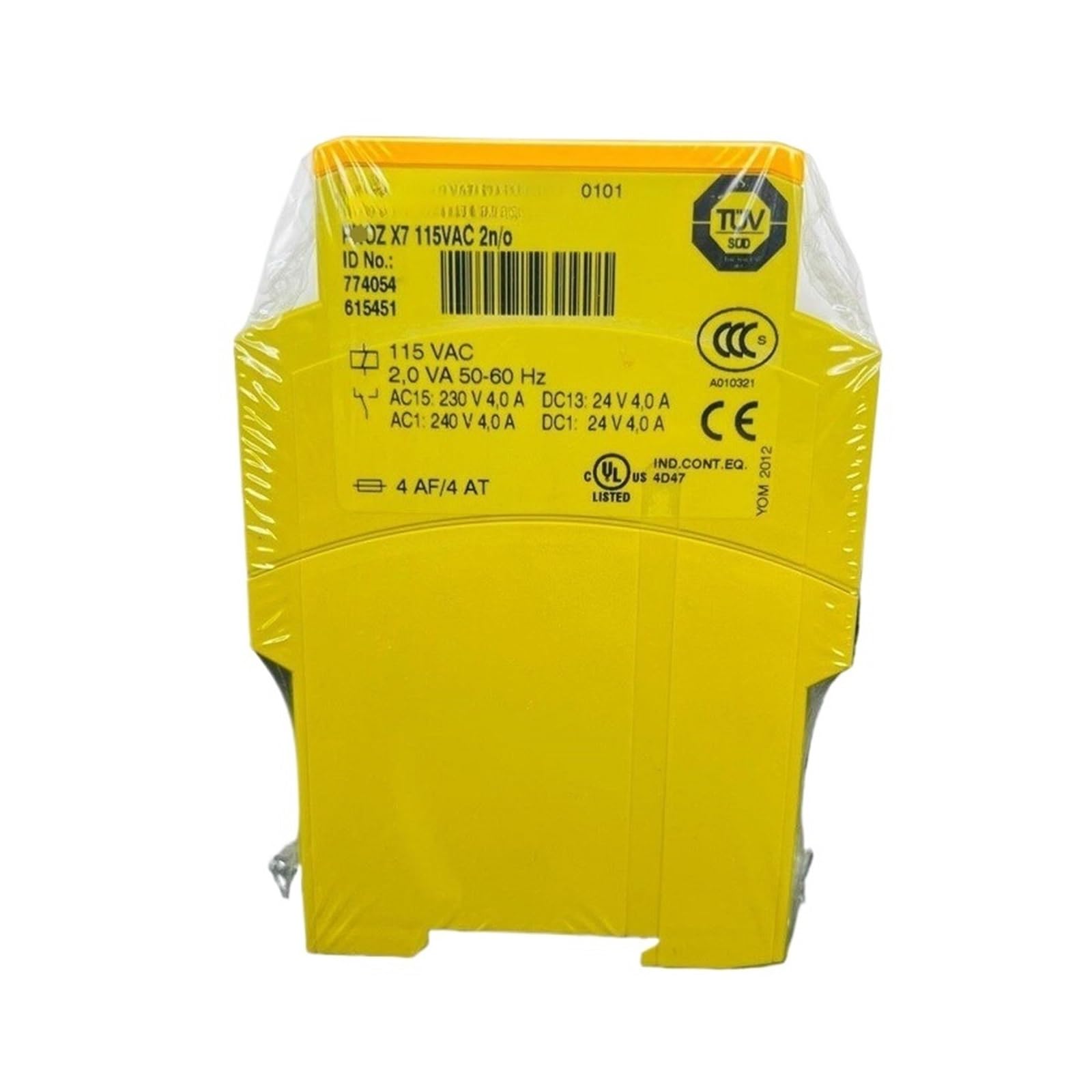 ZVQYSGIW PNOZ X7 115VAC 2n/o 774054 Relay Module