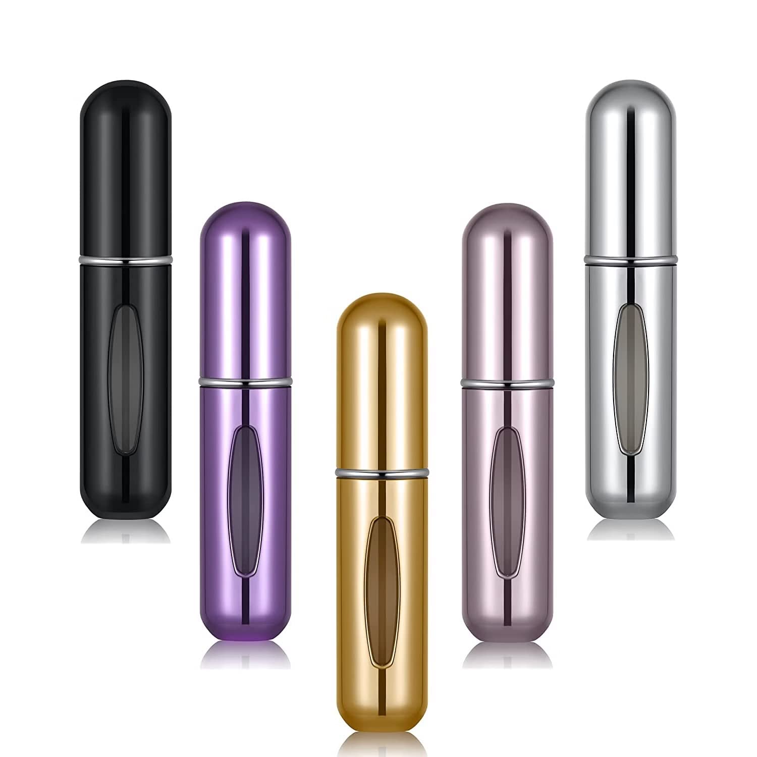 Mini Perfume Refillable Atomizer Container, Portable Perfume Spray Bottle, Travel Perfume Scent Pump Case Fragrance Empty Spray Bottle for Traveling ((5ml, Multicolor, 3 Pcs))-image-32