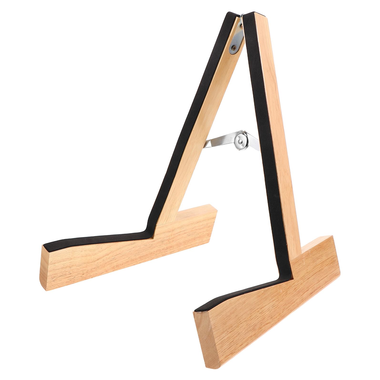 PRETYZOOM Supporto per Chitarra in Legno Verticale Pieghevole per Chitarre Acustiche ed Elettriche Base Supporto Leggio Portatile Compatto per Home Studio e Spettacoli