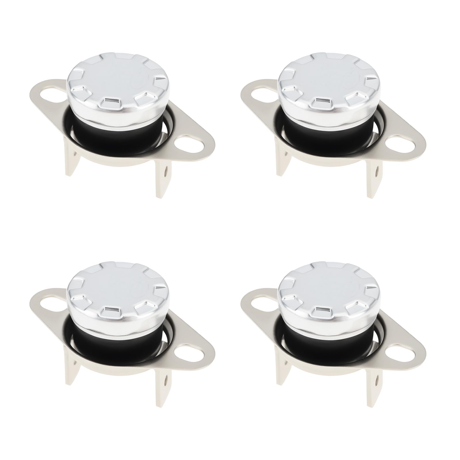 Mechport 4 Pack Ksd201 70°C Thermostat Thermal Fuse Switch Compatible With Ge Microwave Ovens Normally Closed