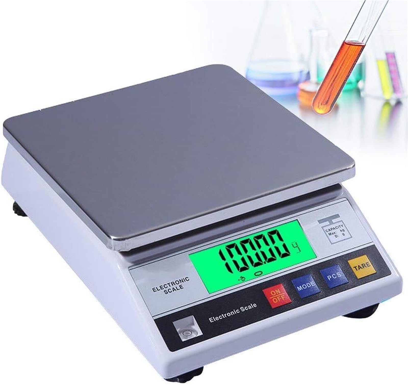 MYUYEE Digital Precision Analysis Electronic Balance, Stainless Steel Used In Industrial Laboratories (3Kg/0.1G)
