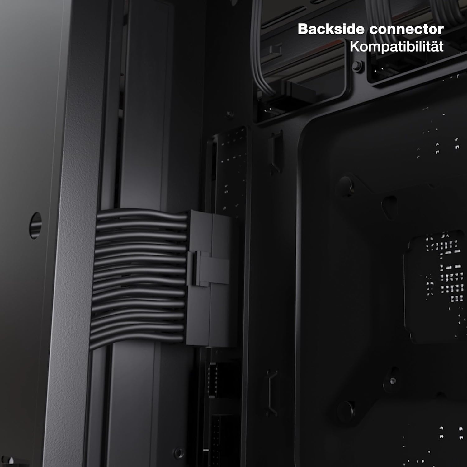 be quiet! Light Base 600 LX Black PC-Gehäuse, atemberaubender Panorama-Blick, Show Case, Dual Chamber Design, massiver ARGB LED-Streifen, 4 Light Wings LX PWM Lüfter, invertiert und horizontal nutzbar