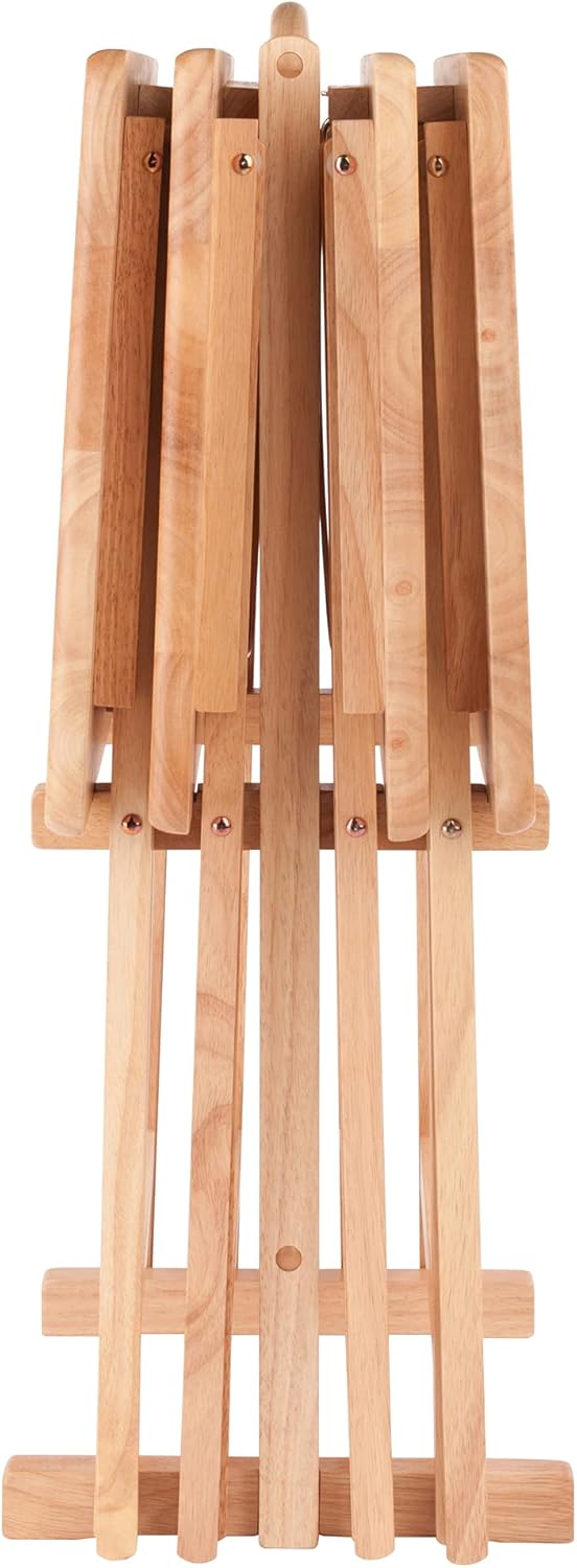 Winsome Wood Alex Snack Table Natural Set 5 Pc, 25.98 inches