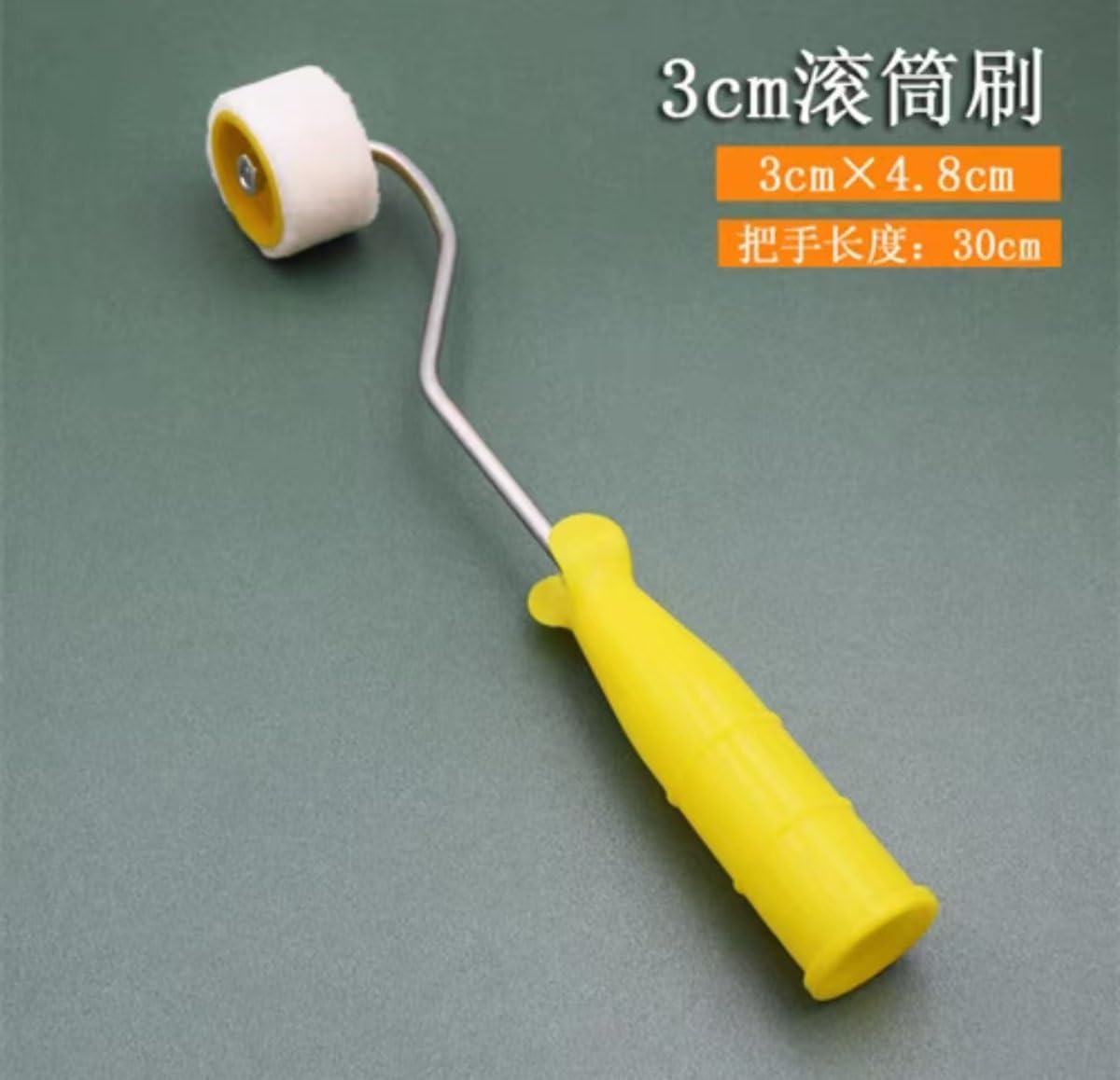 Rulli di Vernice Manicotti for rulli di Vernice da 3 cm/3,7 cm/2/4/6 Pollici, 2 Mini rulli di Vernice in Microfibra e 1 Telaio, rulli Professionali for dipingere pareti e soffitti(3cm)