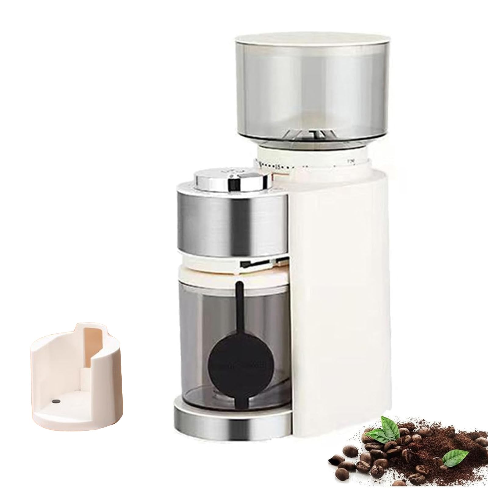 Moulin à café de 250g en acier inoxydable avec bouton doseur pour la maison