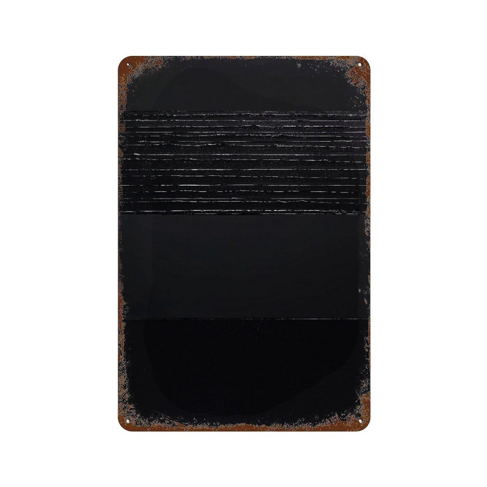 xiaoxiaoshen Pierre Soulages Black Abstract Modern Minimalist Wall Decor Art Metal Tin Poster Modern Home Decor Art Home Bar Shop Decorations Vintage Sign 30x20cm
