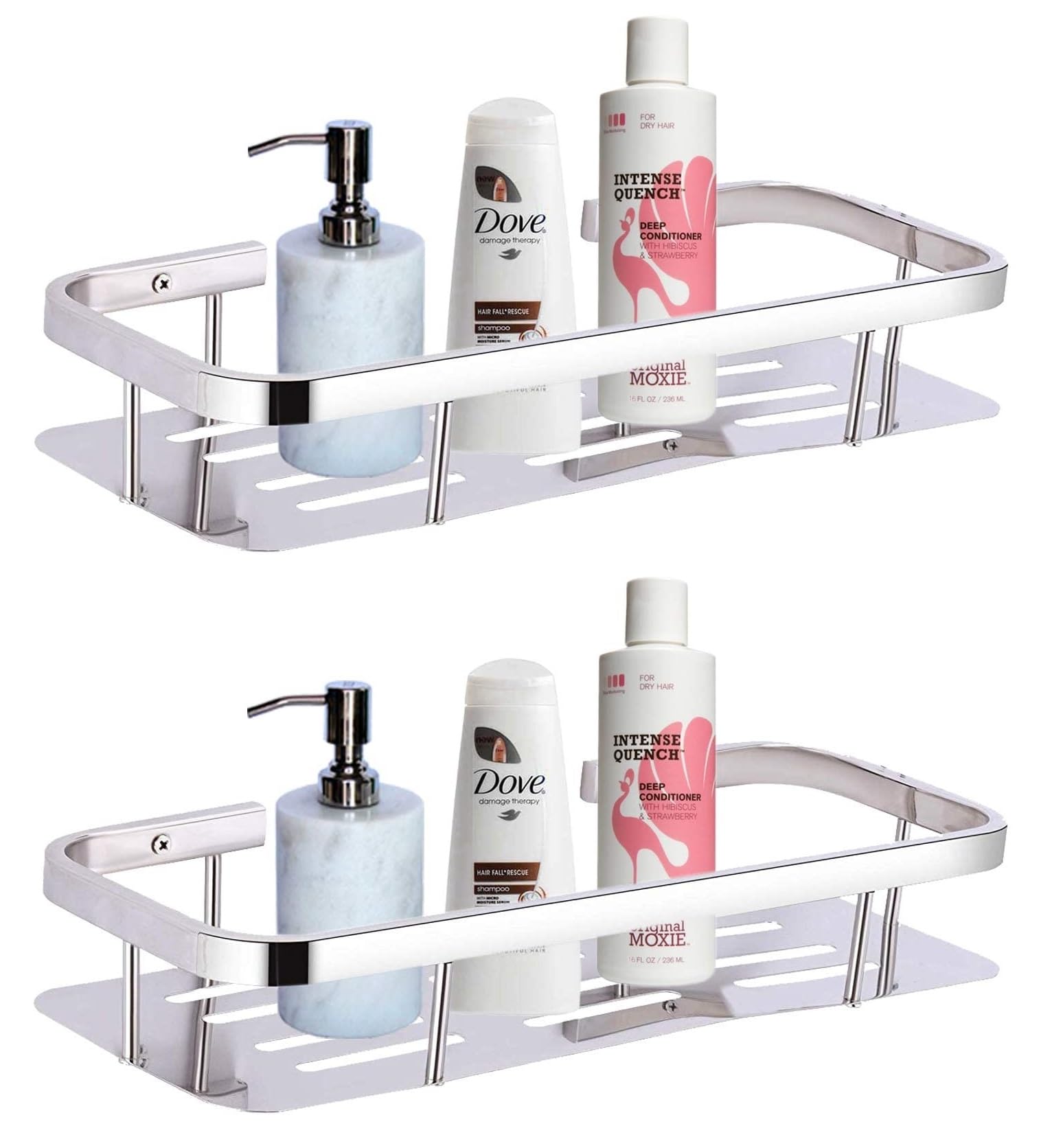 JAGGER 304 JBS2231 Stainless Steel Bathroom Selves/Kitchen Shelf/Rack/Caddy Basket/Premium Multipurpose Wall Mount Selves Bathroom Accessories (Chrome Plating) (Silver, RECTANLE SELF) (B09RVZMGWQ) Amazon Price History, Amazon Price Tracker