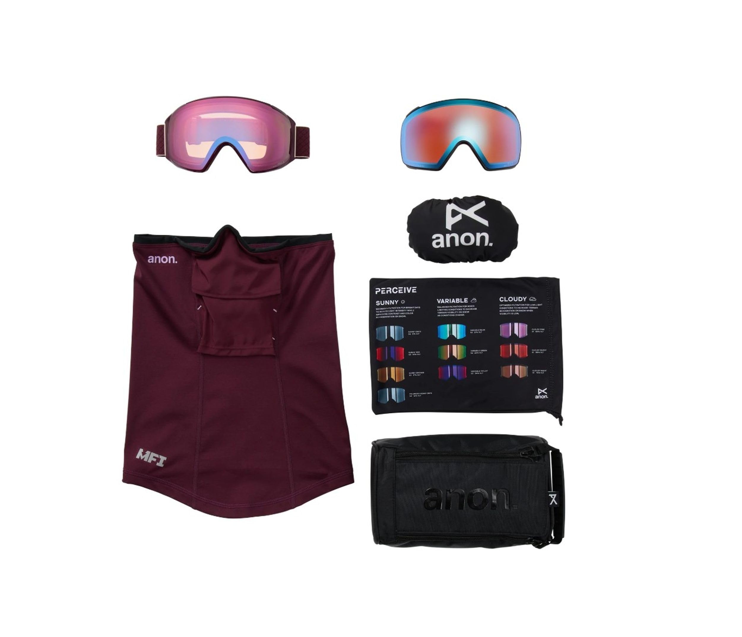 Anon Occhiali M4S (Toric) + lente bonus + maschera MFI