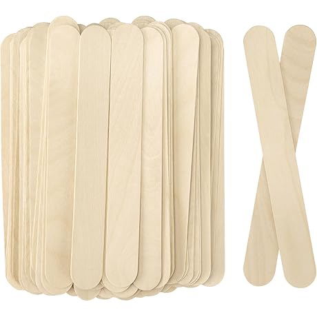 Jumbo Craft Sticks Bulk 1000: Crafting, Hair, and Waxing Supplies