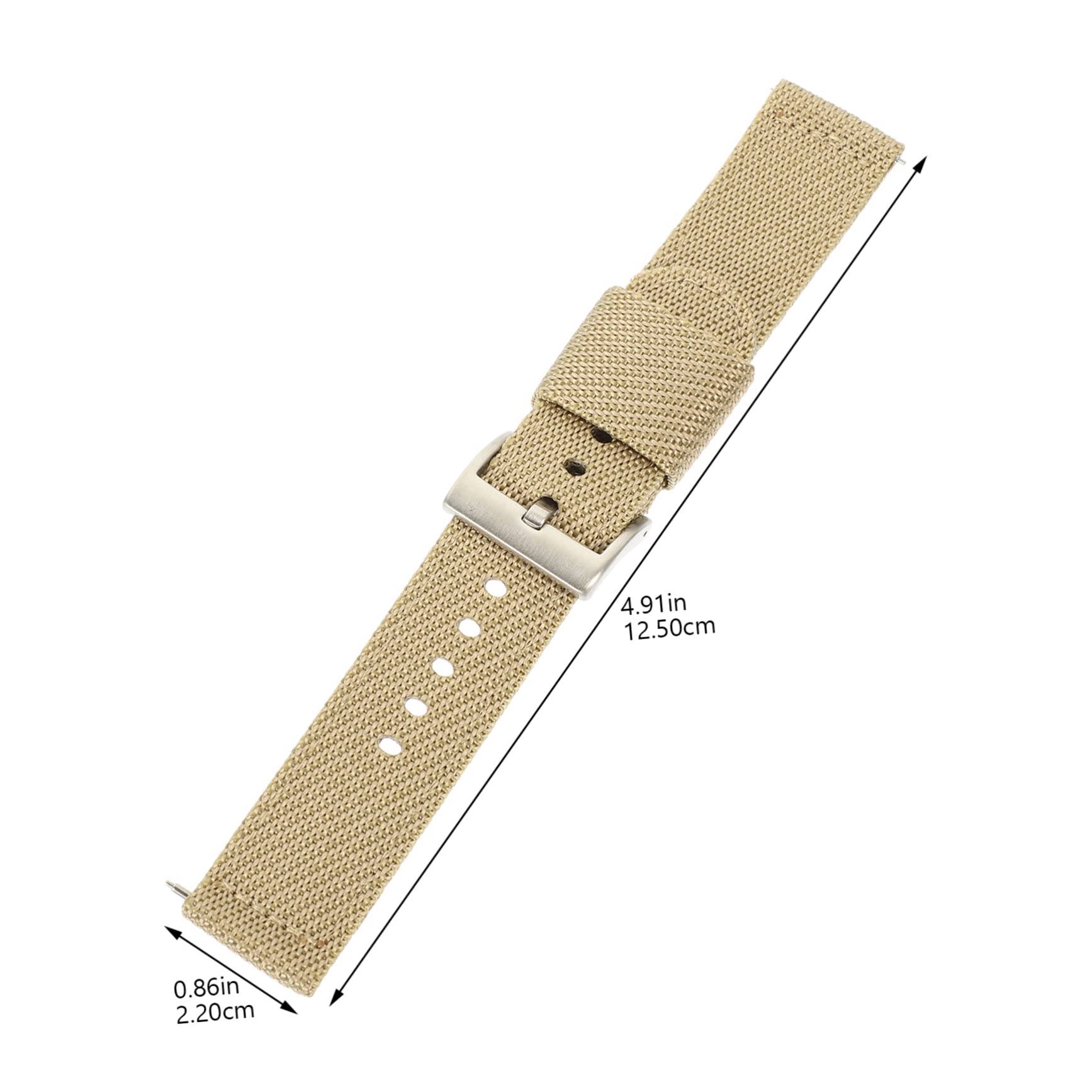 Uonlytech 2 Pièces Bracelet En Nylon Bracelet De Montre Pièces De Montre Remplacement De Bracelet De Réglable Bracelets De Pour Femmes Homme Composant Boucle Acier