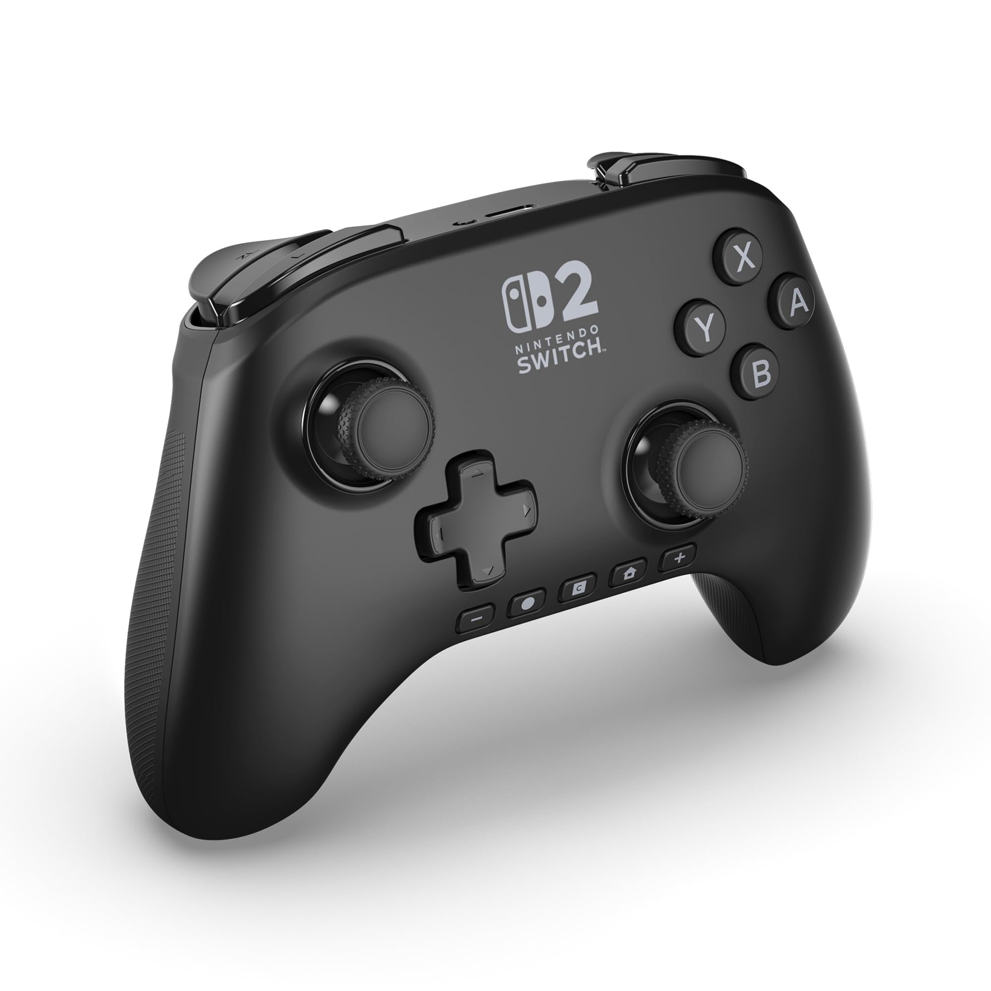 PowerA Controller senza fili Advantage per Nintendo Switch 2 - NeroCon licenza ufficiale, effetto Hall, pulsanti mappabili, controller pro, Pulsante C, comandi di movimento