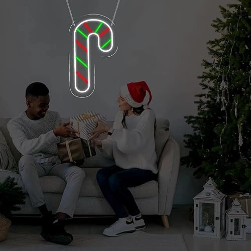 Miniatura 6 de Candy Neon Sign,15.55x9.25 inches Neon Lights Signs,USB Powered Dimmable LED Light for Bedroom Bar Living Room Wall Decor,Christmas Decoration Night