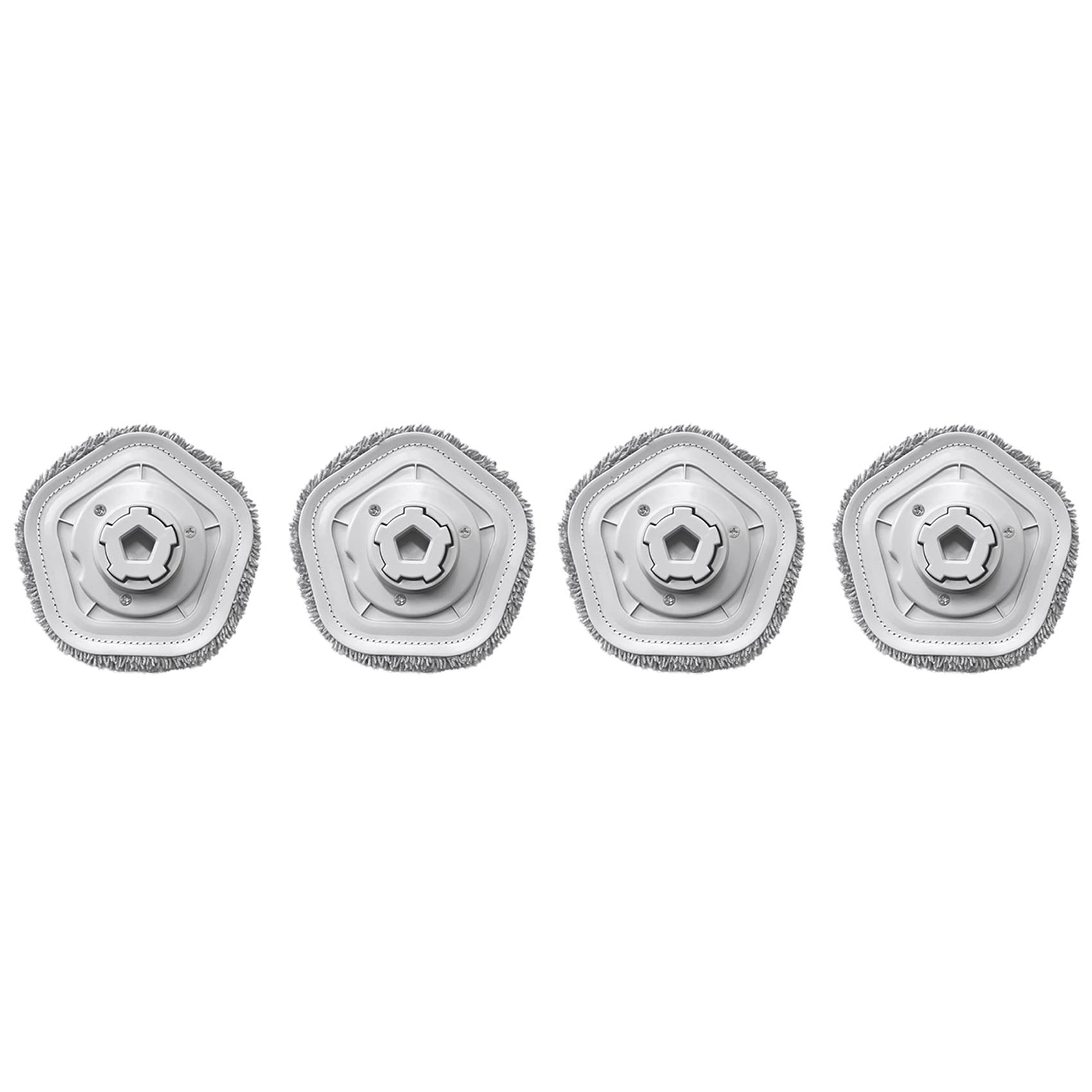 Hndhbfgrt 4 PCS Mop Cloth for Bot W10 Sweeping Robot Vacuum Cleaner Accessories Replacement Parts