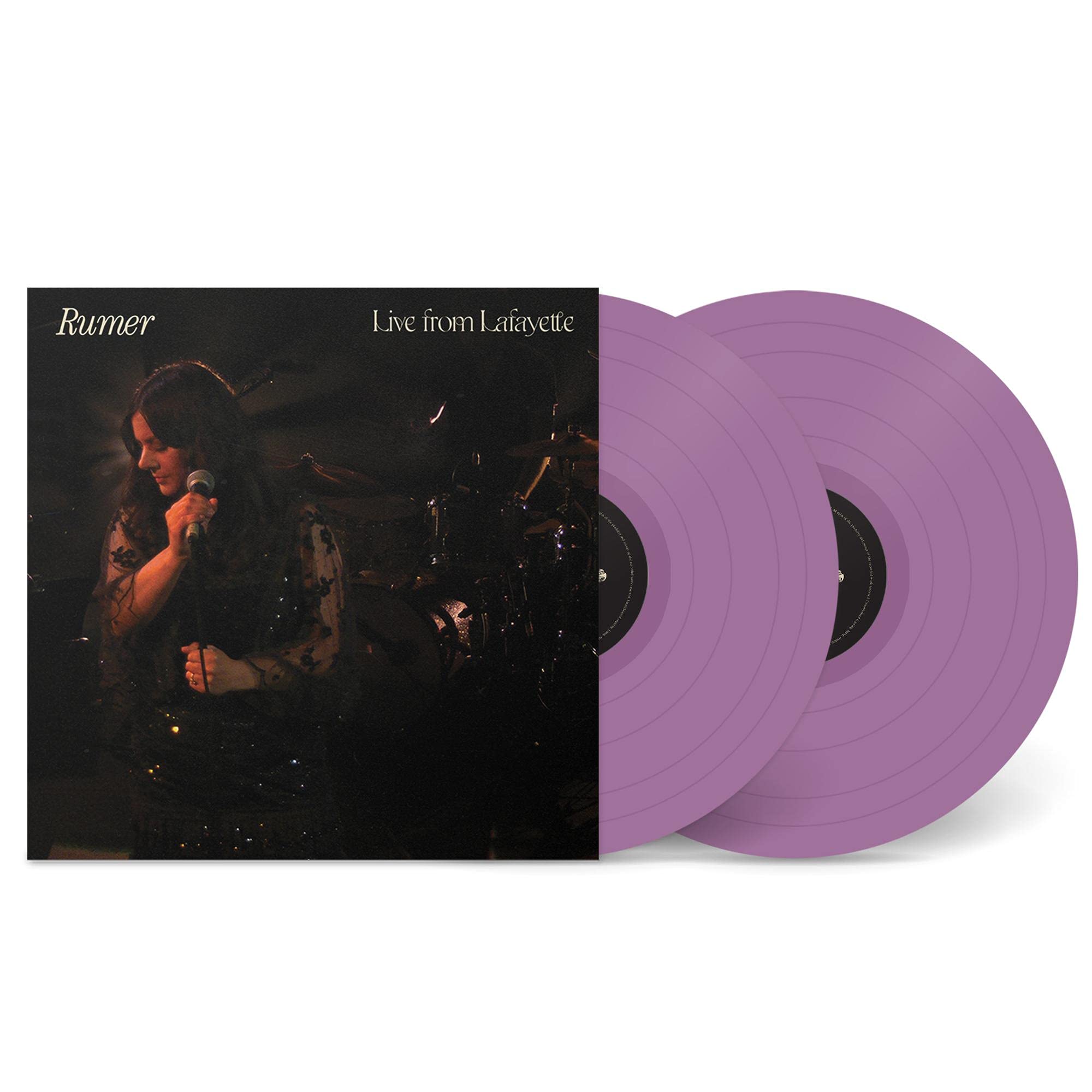 RUMER LIVE FROM LAFAYETTE DOUBLE LP VINYL Limited 2LP set on purple vinyl (COOKL