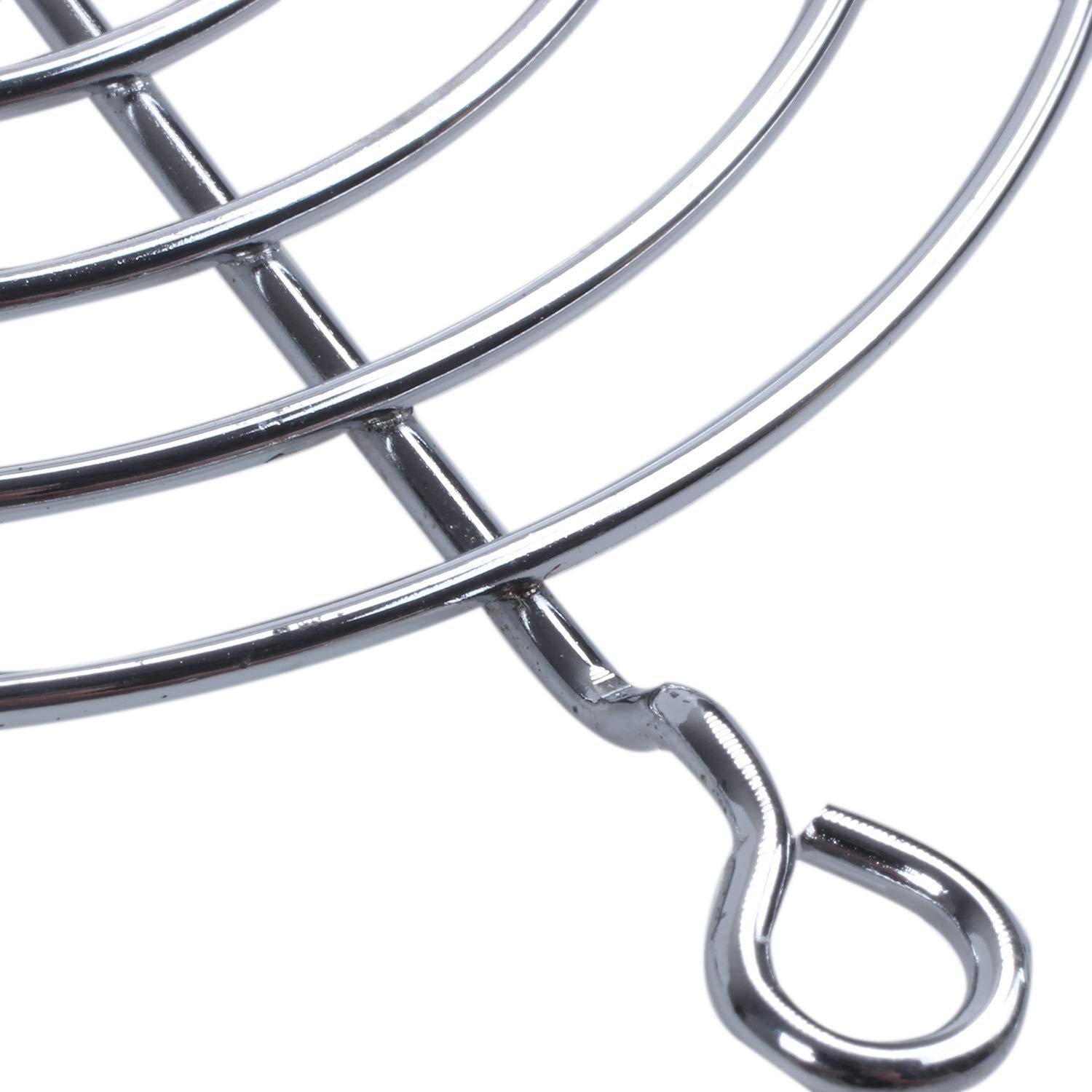 2 X Protezione per Griglia di Protezione Metallico Wire Grid 80 Mm Ventola di Raffreddamento per PC