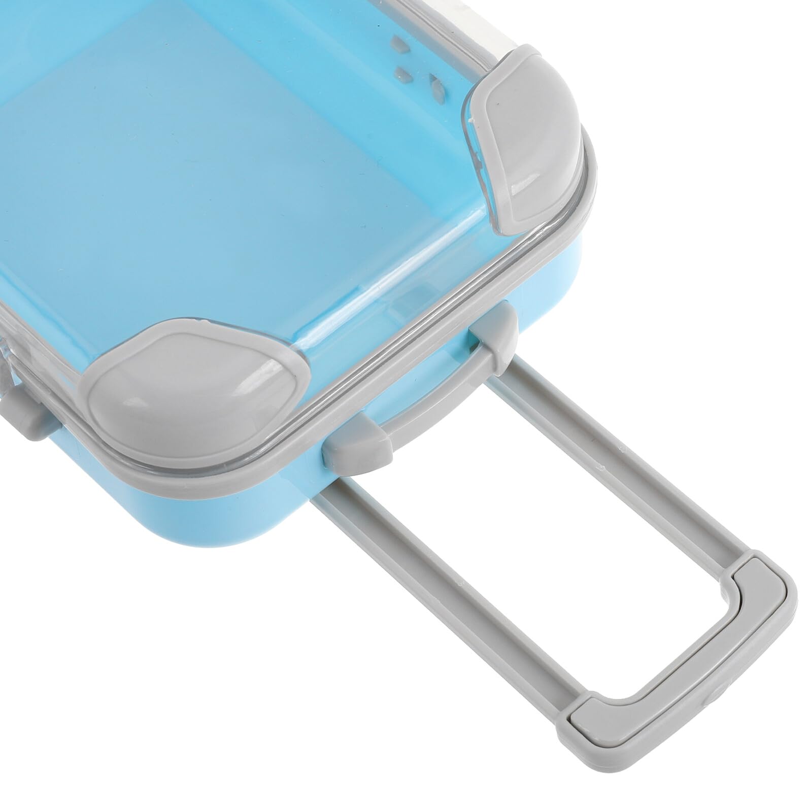 Healvian 8 Pezzi Mini Valigette in Plastica Portatile per e Cosmetici Custodia Organizzatore per Scatole Resistenti e Facili per Viaggi e Colori