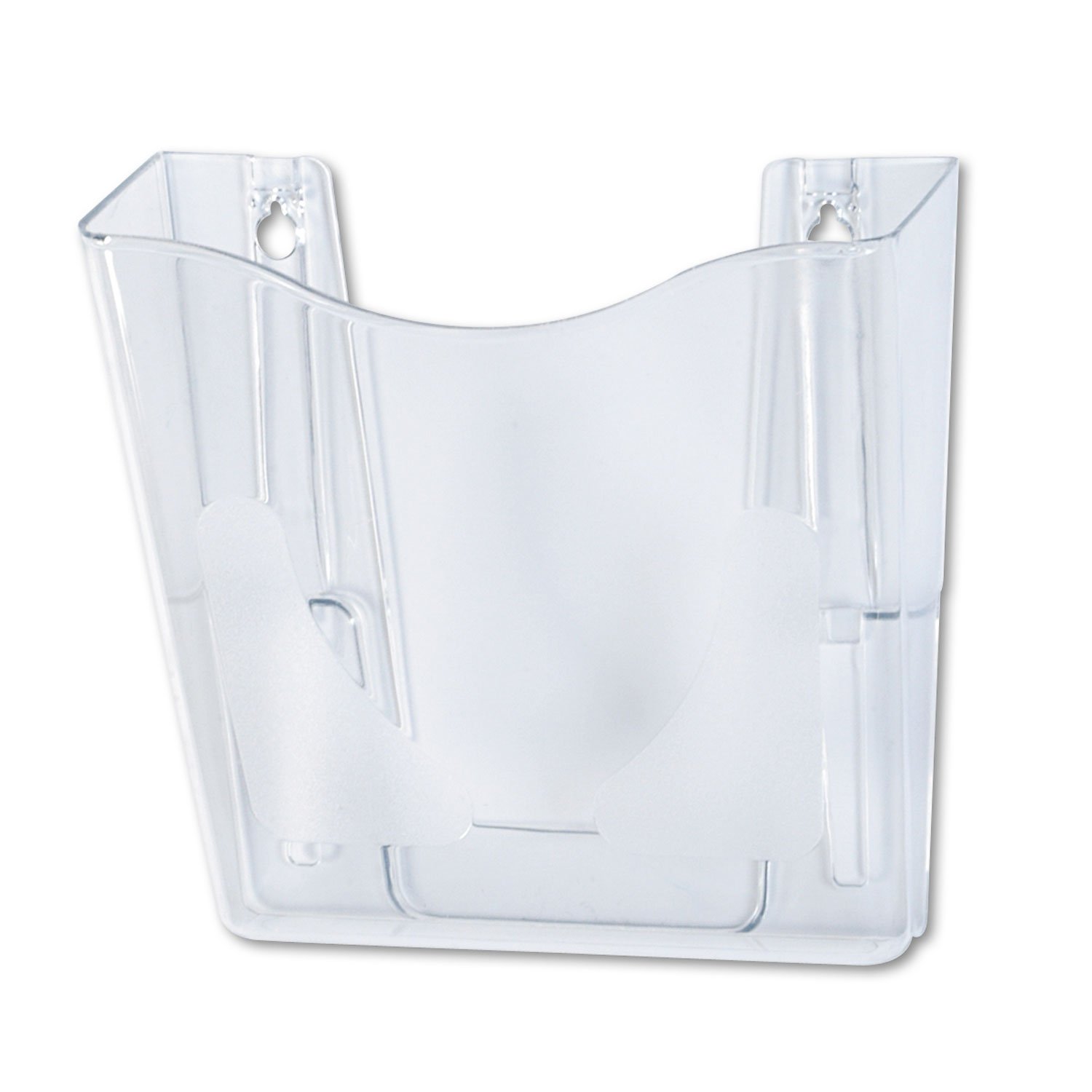 Deflecto 63001 Wall Pocket, Vertical, Ltr, 10-1/4-Inch x4-Inch x10-Inch , Clear