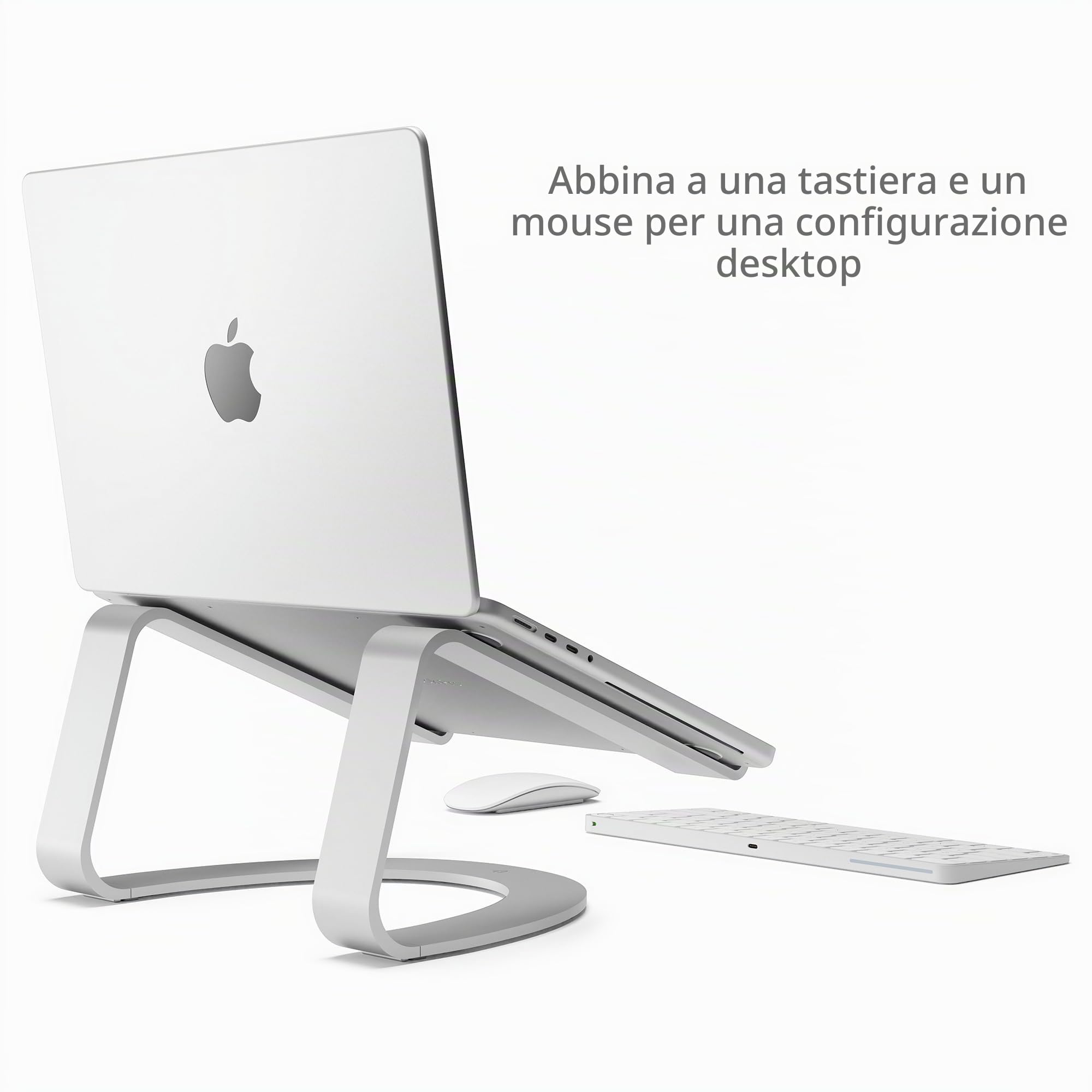 Twelve South Curve SE - Aluminum Stand for MacBook Notebooks silver, (TS-2256)