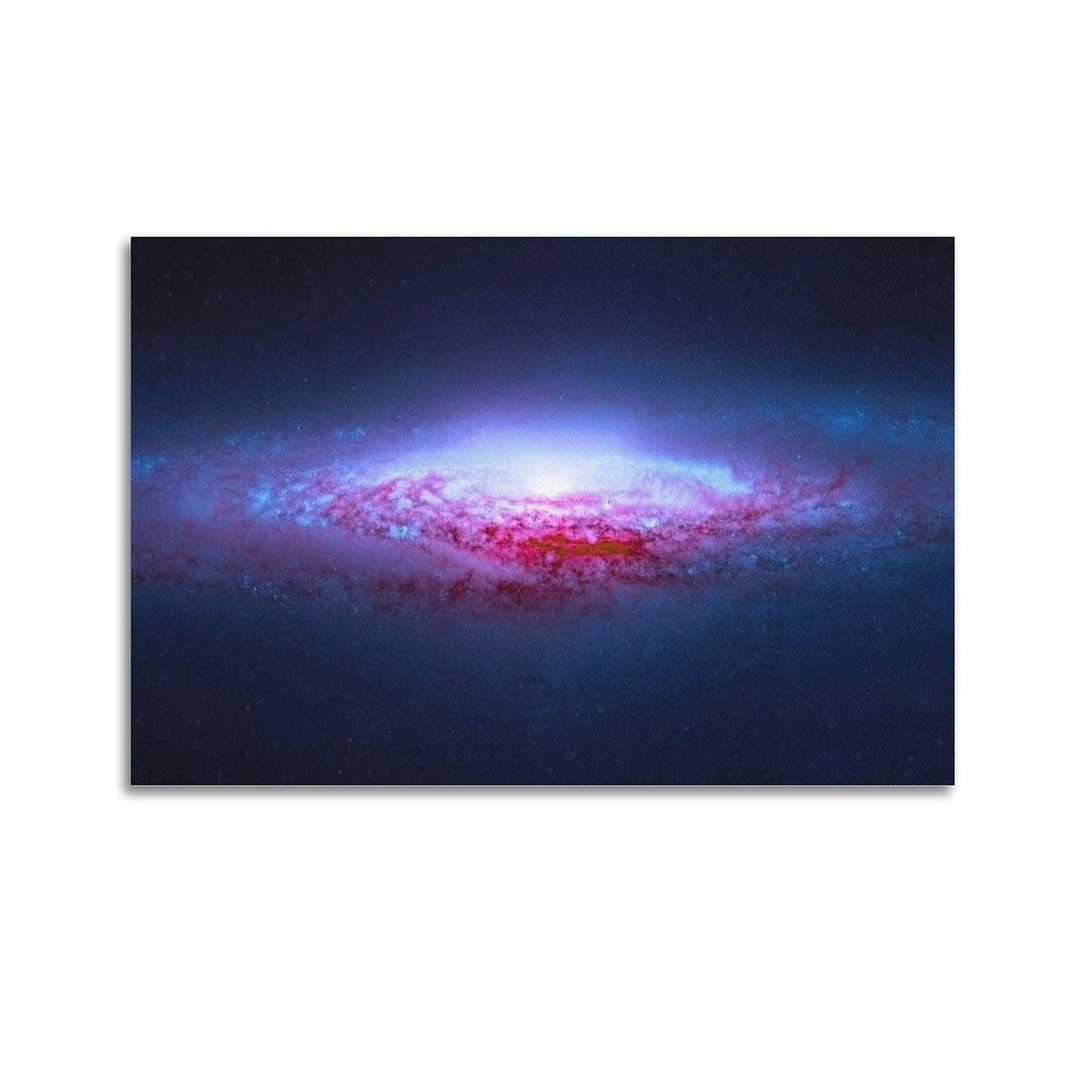OKAHYS Spiral Galaxy Astronomy Space Poster Decorative Painting Canvas Wall Artworks Picture 24x36inch(60x90cm)